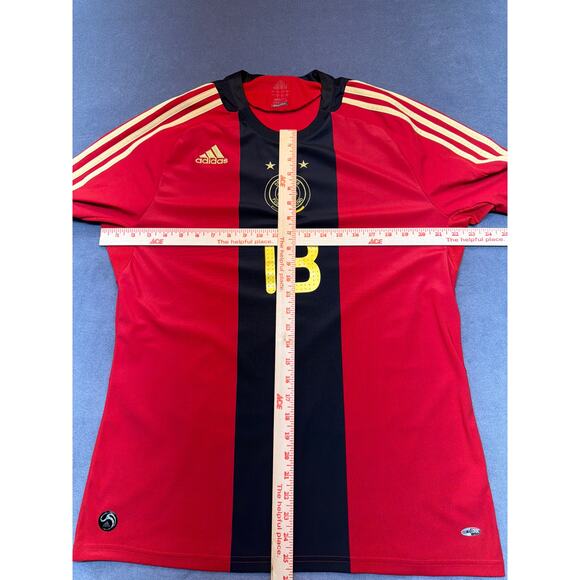Michael Ballack Adidas Germany 08 Away #13 Jersey Deutscher Fussball-Bund Size L - Picture 8 of 10